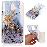 ZTE Blade V8 Pro Case,ZTE Z978 Case,XYX [Marble Pattern] Slim Shockproof Flexible TPU Soft Rubber Silicone Skin Cover for ZTE Blade V8 Pro / Z978 - Sea Water Blue