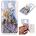 ZTE Blade V8 Pro Case,ZTE Z978 Case,XYX [Marble Pattern] Slim Shockproof Flexible TPU Soft Rubber Silicone Skin Cover for ZTE Blade V8 Pro / Z978 - Sea Water Blue