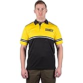 First Class Two Tone Security Bike Patrol Shirt with Reflective Stripes and Zipper Pocket