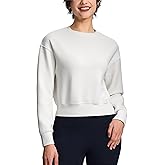 ISEEGZ Modal Soft Cropped Sweatshirts for Women Long Sleeve Crew Neck Pullover Crop Top