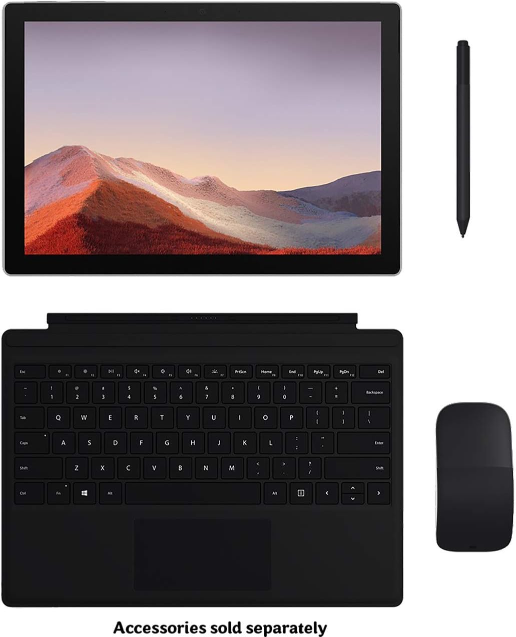 Microsoft Surface Pro 7 12.3” Tablet (Platinum) - Intel 10th Gen Quad Core i5, 8GB RAM, 256GB SSD, Windows 10 Home, 2019 Edition - Image 5