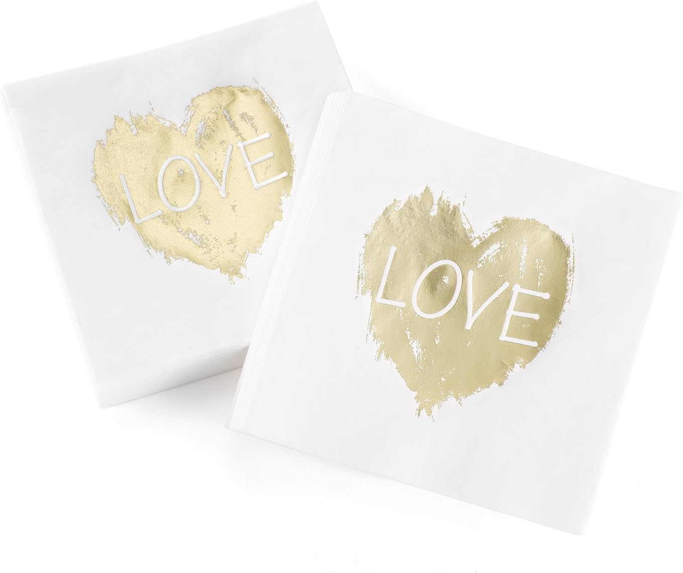 Hortense B. Hewitt Napkins, 4.75-Inch (Folded), Brush of Love