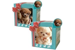 Manutox 2026 Upgraded Ai Robot Dog, My Realistic Robots Puppy, Robot Puppy That Acts Like A Real 𝐏uppy, Interactive Robots Dogs - Walking, Barking, Tail Wagging (2pcs-a)