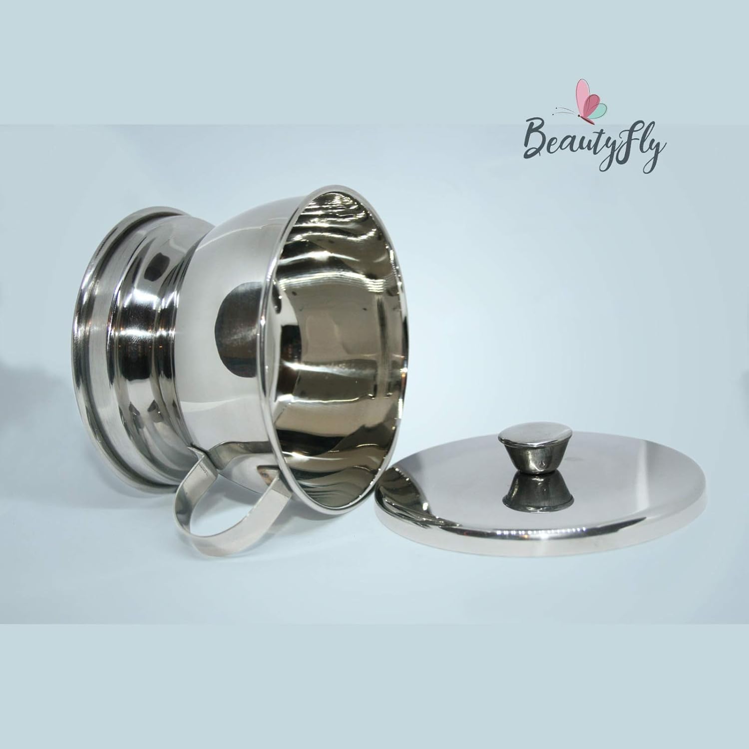 Stainless Steel Shaving Bowl with Lid Amazon.co.uk Health & Personal Care