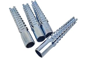 YZTONGPAO 100 Pcs Drywall Anchors (Screws No Included), Expansion Pipe for Hollow Walls Tile,Cement Bolt Expansion Tube,Fixing Stripped Screw Holes(M8*32)