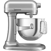 KitchenAid 7 Quart Bowl-Lift Stand Mixer with Accessories, KSM70SKXX | Bowl-Lift Design, 11 Speeds, 1/2 Speed for Folding, Do