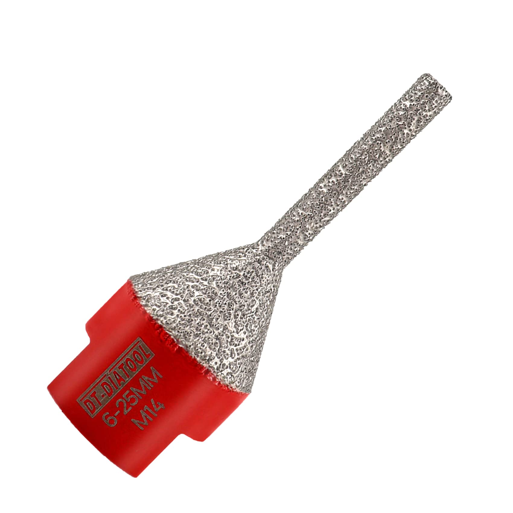 DT-DIATOOL Diamond Finger Bit 6-25mm Milling Bit for Tile Grinder Enlarging Polishing Hole on Porcelain Ceramic Granite Marble Countertop M14 Thread โ image 1