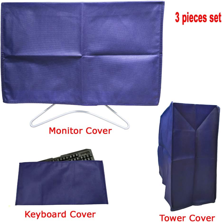 3 Piece Set Computer Dust Cover, Monitor + Keyboard + Amazon.co.uk