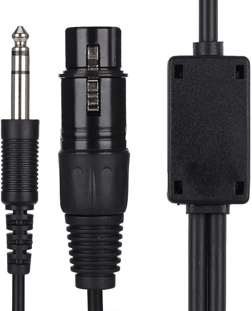 Aviation Helmet XLR To GA 5 Dual Plug Adapter, Aviation Helmet Cable Aircraft Audio Cable, default - Image 5