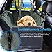 URPOWER 6-in-1 Dog Car Seat Cover for Back Seat, Waterproof Dog Car Hammock with Mesh Window, Non-Slip Pet Backseat Protector for Cars, Trucks and SUVs