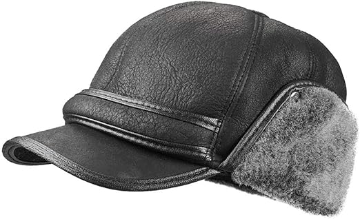 shearling hat mens