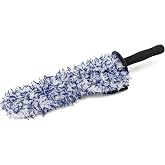 [Barrel Blade Lite] Microfiber Wheel Brush - Blue Plush