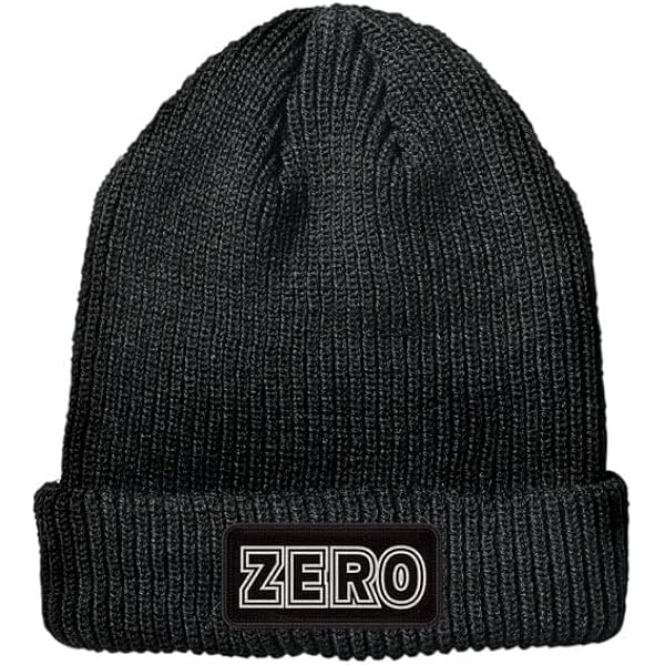 Zero Skateboards Beanie Star & Army Skate Hat, Black, One