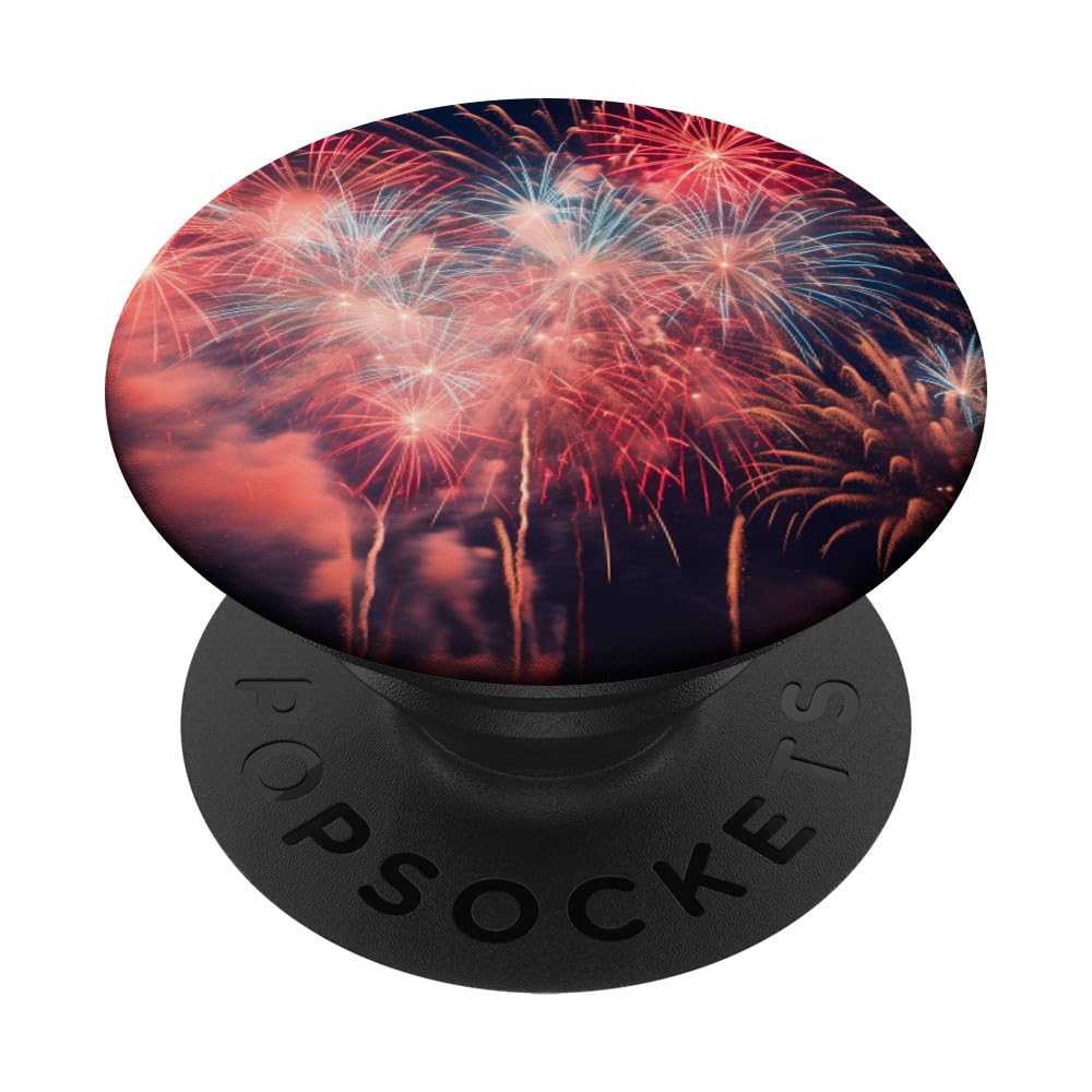 Fireworks Display Firecrackers Pyrotechnic PopSockets Swappable PopGrip