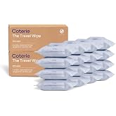 Coterie Baby Travel Size Wipes for Sensitive Skin, 16-Pk (288 Count) | Includes 288 total wipes, 16 travel packs, 99% water, plant-based, hypoallergenic, pH balanced, unscented, EWG Verified