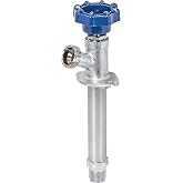 Eastman 4 Inch Frost Free Sillcock, 1/2 Inch MIP x 1/2 Inch Sweat, Blue, 80219