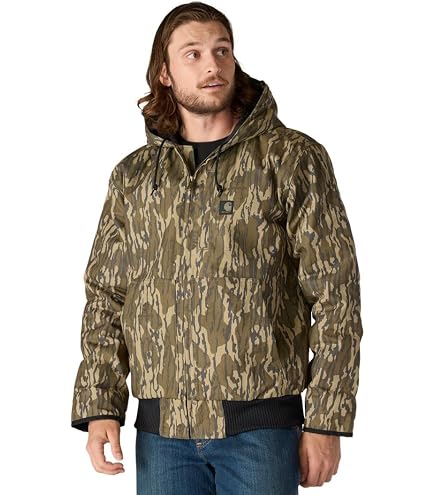 Carhartt Men's Rugged Flex® Duck Loose Fit Sherpa-Lined Camo Mock