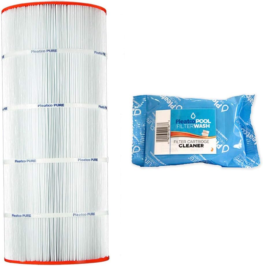 Pleatco Cartridge Filter PAP100-4 Clean & Clear 100 R173215 59054200 w/ 1x Filter Wash