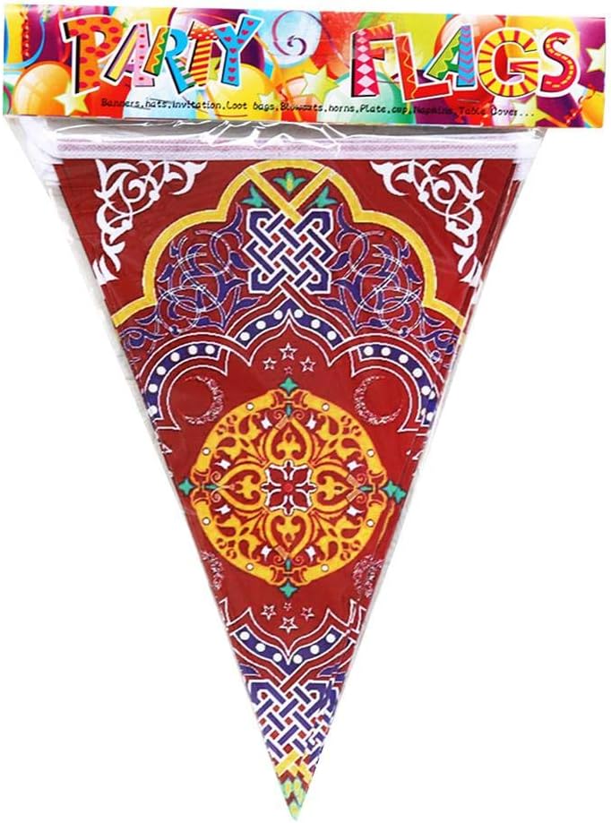 Supicity 2020 Ramadan - Eid Mubarak Letter Banner Decoration Banner Cutouts Eid Mubarak Moon Star Banner
