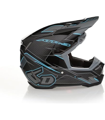 Amazon.com: 6D HELMETS | ATR-3 Solid | Gloss Black Carbon | X-Small :  Automotive