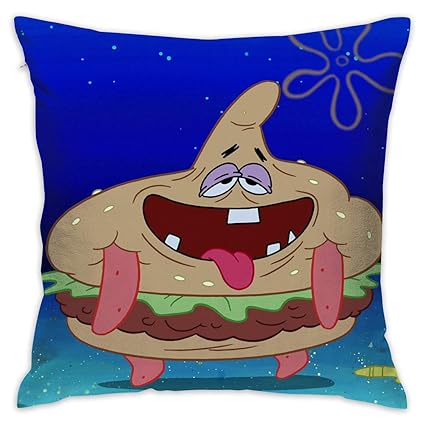 Amazon Com Chling Patrick Star Hamburg Decorative Square Throw