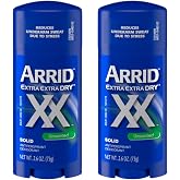 ARRID XX Anti-Perspirant Deodorant Solid Unscented 2.6 oz ( Pack of 2)