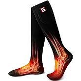 Rabbitroom Heated Socks Women Electric Battery Socks Thermal Insulated Socks for Arthritis, Winter Thick Warm Cotton Sox Heating Foot Warmer, Unisex & USA 6-13 Size