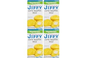 JIFFY POP Jiffy Vegetarian Corn Muffin Mix, 8.5 oz (Pack of 4)