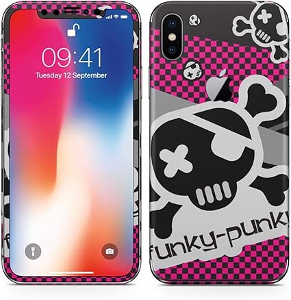 Amazon Iphonex アイフォン X 全面スキンシール フル 背面 側面 正面 液晶 ステッカー スマホカバー ケース 保護シール スマホ スマートフォン ユニーク ドクロ ポップ イラスト スキンシール 通販
