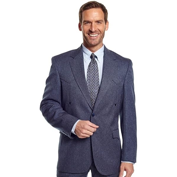 Circle S Men's Boise Western Suit Coat Big and Tall HTHR