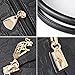 Deluxe Women 3 Piece Tote Bag Pu Leather Handbag Purse Bags Set (Black4)