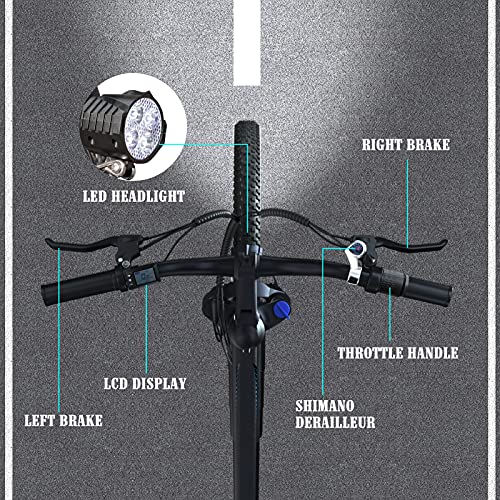 ESKUTE Netuno 27,5" Elektrische Mountainbike, Bafang Achtermotor 250W, 36V 14,5Ah SAMSUNG Batterij, Shimano 7 Versnellingen, Maximale Snelheid tot 25 km/u - Image 7