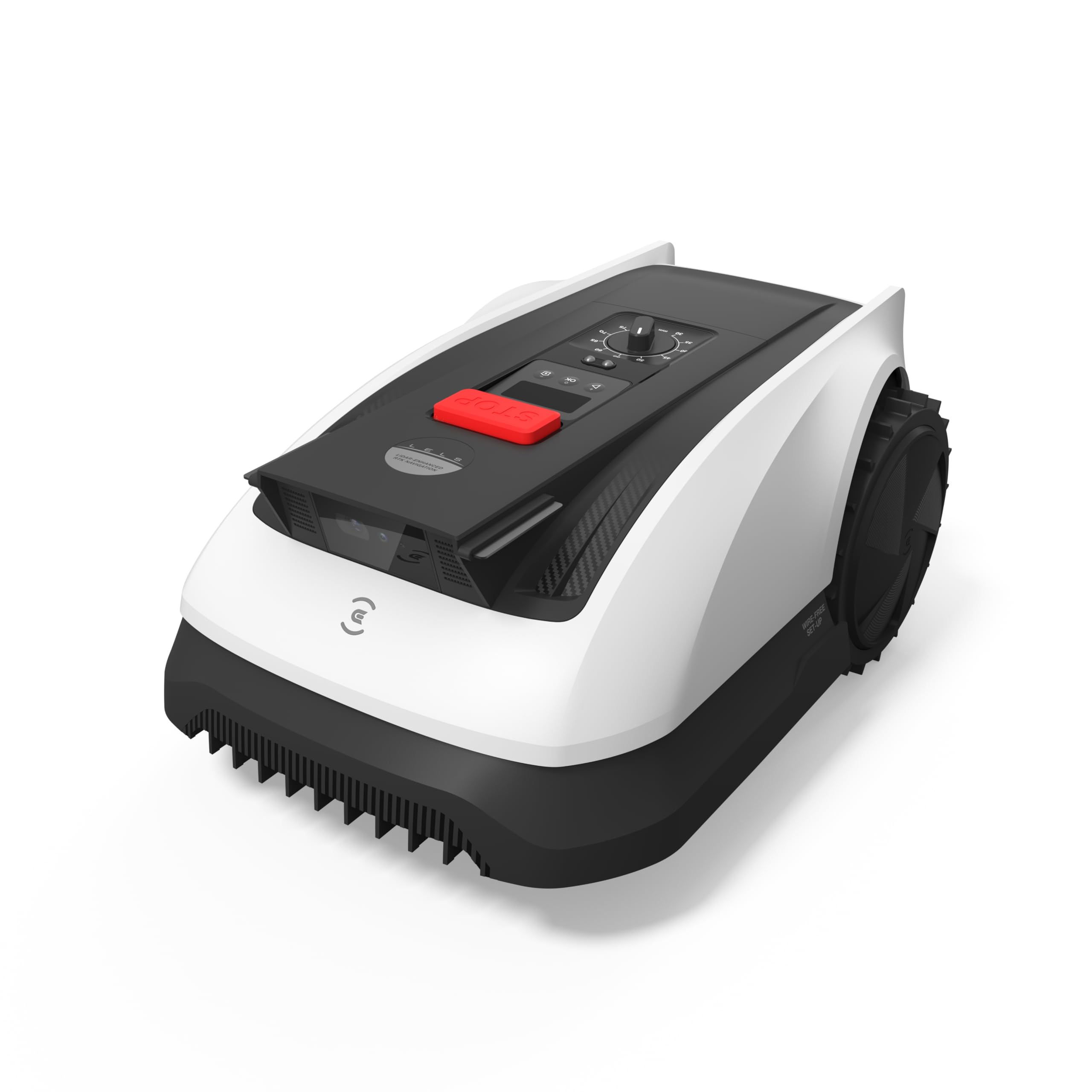 Photo 1 of ECOVACS Goat O1000 RTK Robot Lawn Mower, Perimeter Wire Free Vision Robotic Lawnmower for 1/4 Acres Lawn, Automated Mapping, APP Control, 3D Obstacle Avoidance, Zero-Edge Cutting