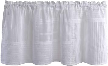 Amazon Sunnydayfabric パッチワーク カフェカーテン オフ ホワイト 約1cm幅 45cm丈 レースカーテン オンライン通販