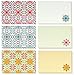 48 Pack Vintage Floral Blank Greeting Cards with Envelopes, 6 Assorted Designs (4 x 6 In)