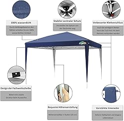 COBIZI 10x10 Ez Pop Up Canopy Tent, UPF