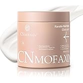 CNMOFAXIN Keratin Hair Mask Deep Conditioner - Argan Oil & Protein Repair for Dry Damaged Hair - Long Lasting Microcapsule Fragrance - Hydrating Treatment for Frizz Control, 17.5 Oz (500ml)
