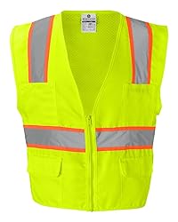 Solid Front Vest with Mesh
