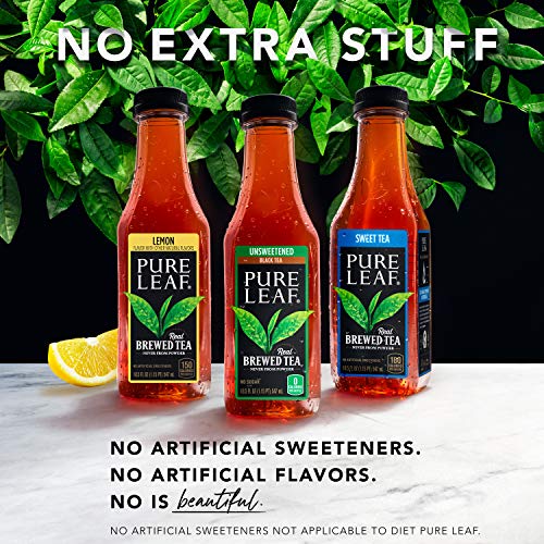 Pure Leaf Iced Tea, Unsweetened Green Tea, 18.5 Oz Bottles (12 Pack