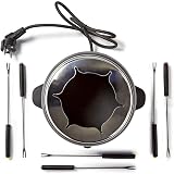 NEDIS FCFO110EBK6 Fondue Set 6 People 2.3L Black Powerful Heating Easy Clean view 4