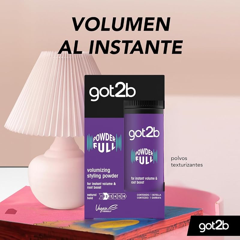 Powderful Polvos de Volumen para el Pelo, Fijación Media, 10 g