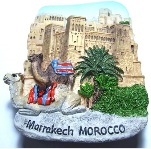 Souvenir Kasbahs Ait Ben Hsdou Marrakech Morocco High Quality Resin Fridge 3d Magnet