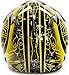 Adult Offroad Helmet Goggles Gloves Gear Combo DOT Motocross ATV Dirt Bike MX Black Yellow Splatter ( Small )