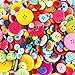 Supla 300Pcs Colorful Buttons Various shades and styles Different Shapes Buttons - Sewing Buttons in a Plastic Box