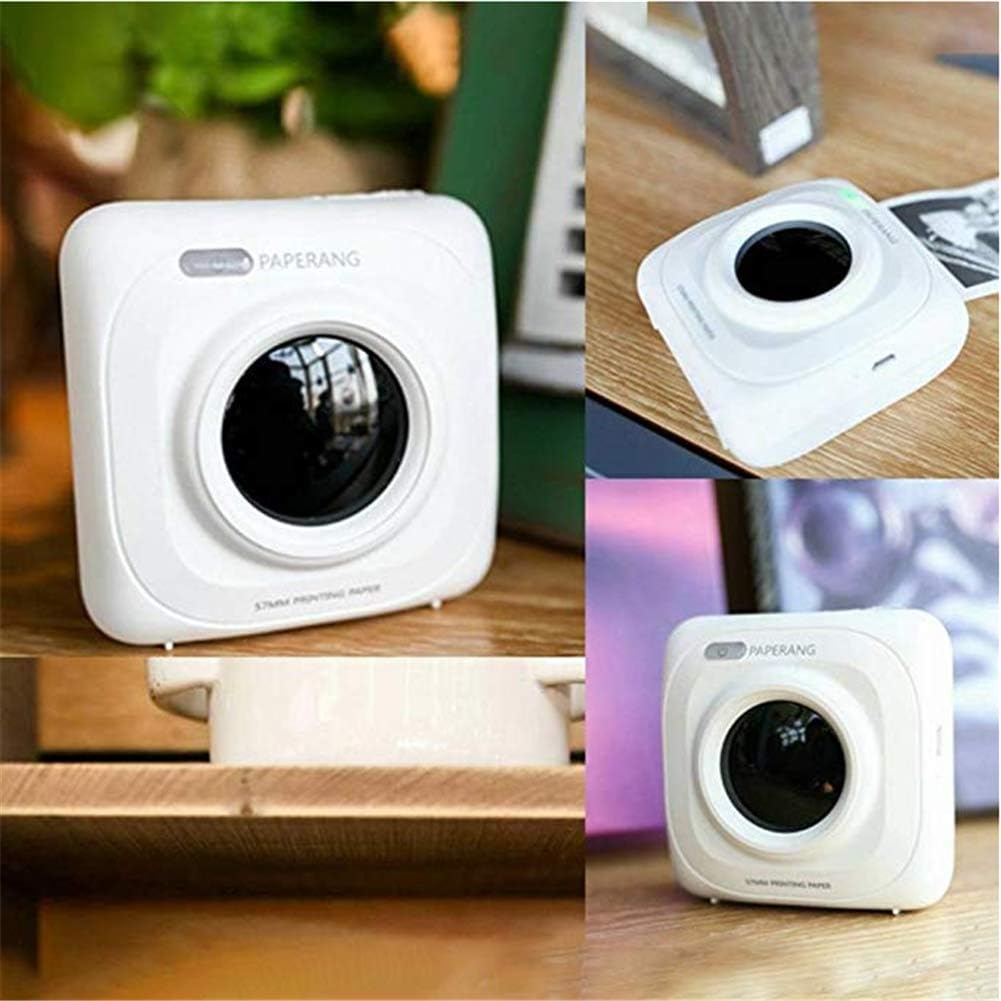 1PC Portable Mini Paperang Connection Printer for Phone Wireless Bluetooth 4.0 Photo Printer Laber Maker Thermal Printer Pocket Print Paper Office Supplies Convenient Bluetooth Thermal Printer