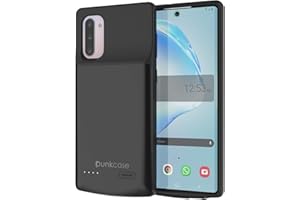 PunkJuice Galaxy Note 10 Battery Case, 5200mAh Fast Charging Extended Power Bank W/Screen Protector | IntelSwitch | Slim, Sec