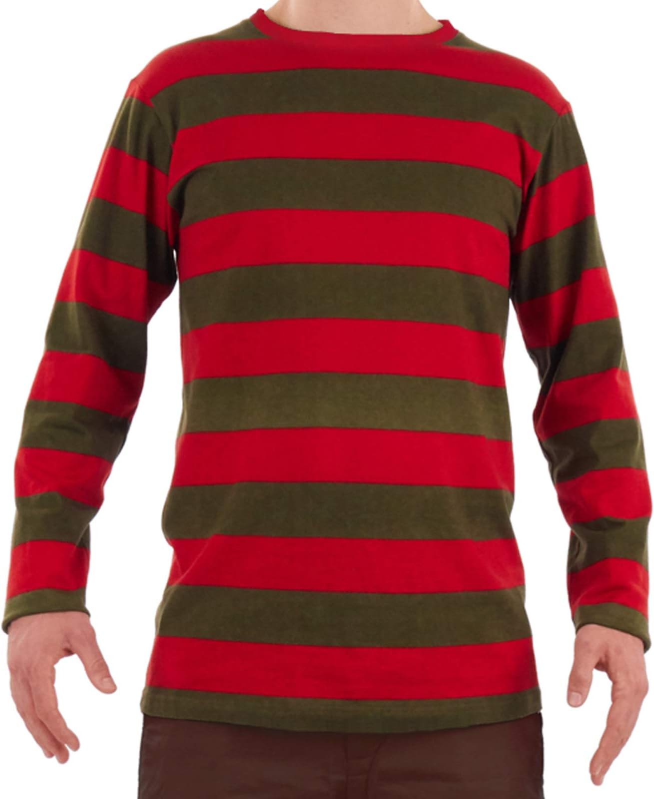 LargemouthMen's Striped Long Sleeve Nightmare Shirt