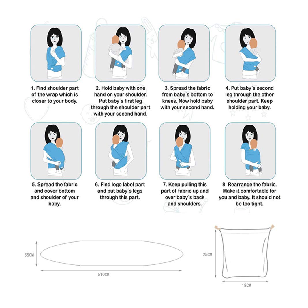 how to put a baby wrap on