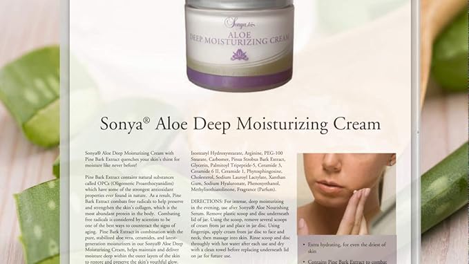 aloe deep moisturizing cream forever