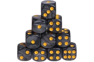 10pcs / Set Acrylic Polyhedral Dice for TRPG Board Game Dice Set Bone